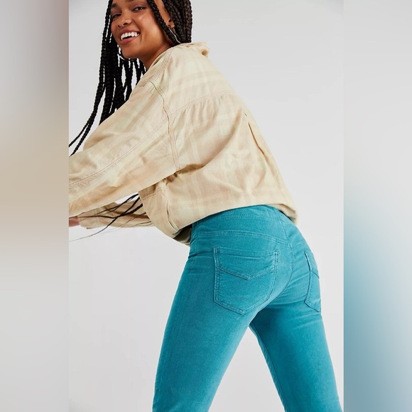 Free People Pull On Cord Flare Pant - Picture 2 of 14